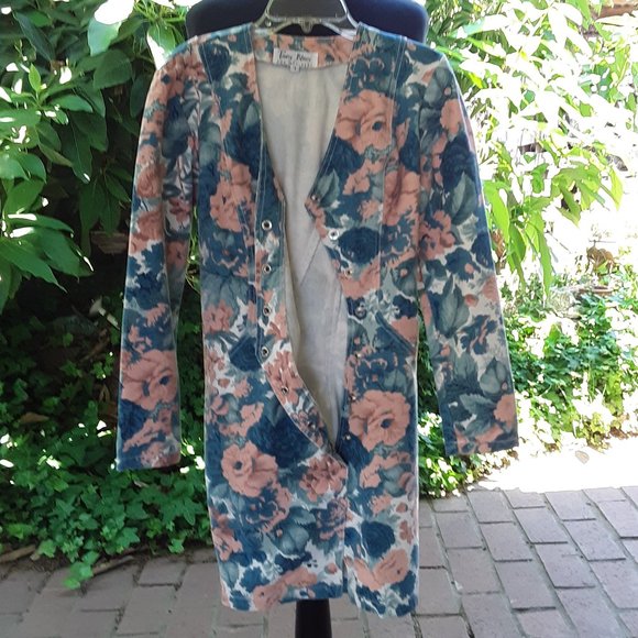 🎉 HOST PICK 🎉Paris Blues For Wet Seal Denim Snap Button Long Sleeve Dress 90s - Picture 7 of 16